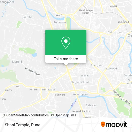 Shani Temple map