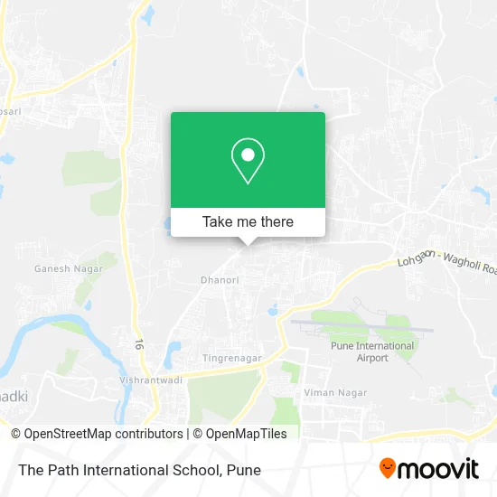 The Path International School map