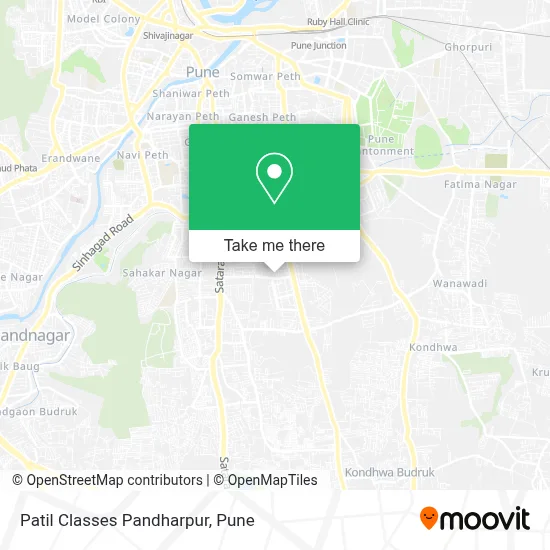 Patil Classes Pandharpur map