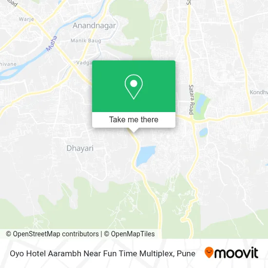 Oyo Hotel Aarambh Near Fun Time Multiplex map
