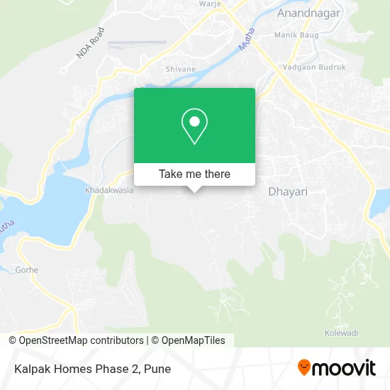 Kalpak Homes Phase 2 map