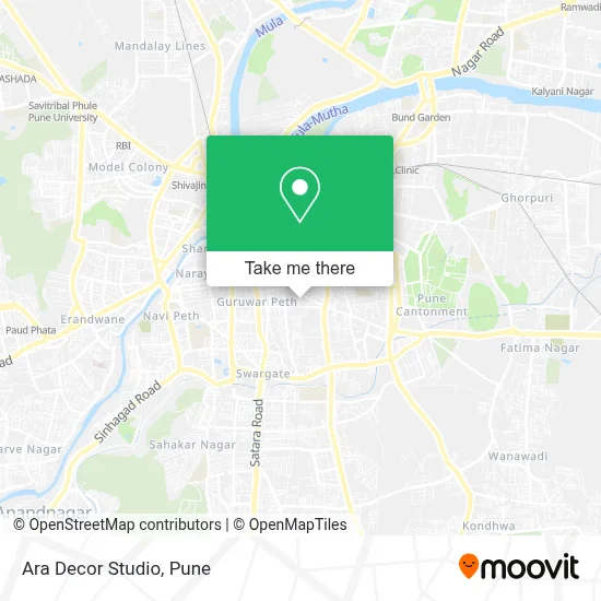 Ara Decor Studio map
