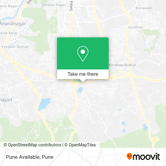 Pune Available map