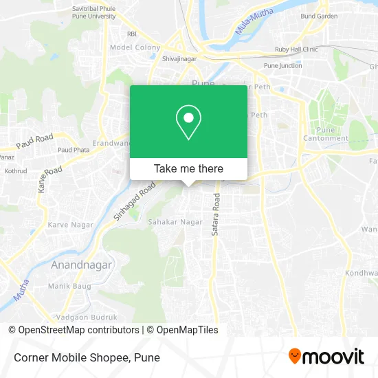Corner Mobile Shopee map