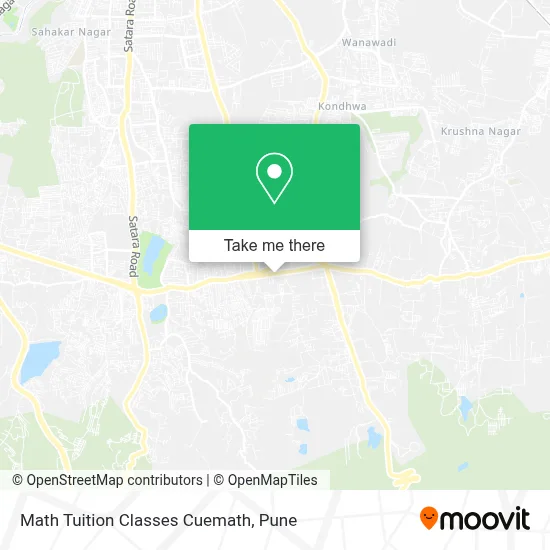 Math Tuition Classes Cuemath map