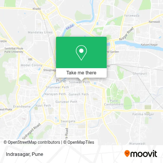 Indrasagar map