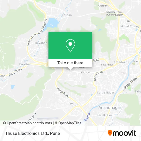 Thuse Electronics Ltd. map