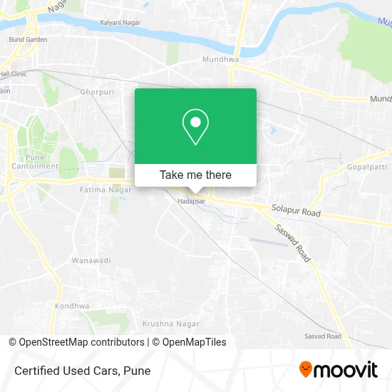 Certified Used Cars map