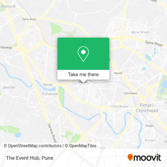 The Event Hub map
