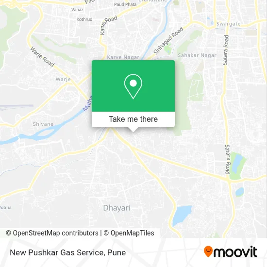 New Pushkar Gas Service map
