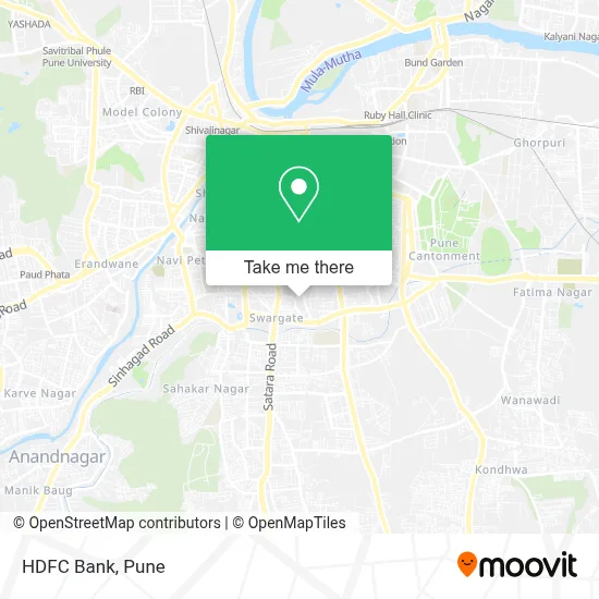 HDFC Bank map