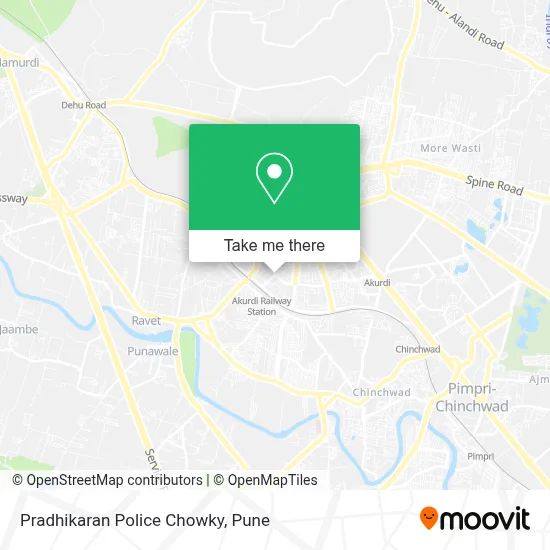 Pradhikaran Police Chowky map