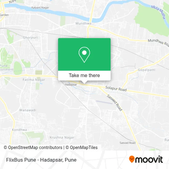 FlixBus Pune - Hadapsar map