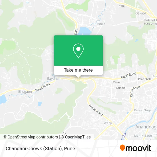 Chandani Chowk (Station) map