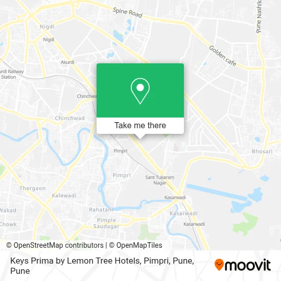 Keys Prima by Lemon Tree Hotels, Pimpri, Pune map