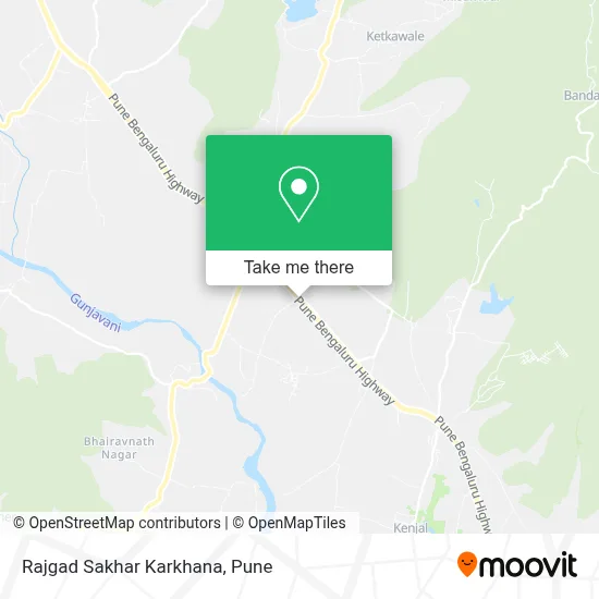 Rajgad Sakhar Karkhana map