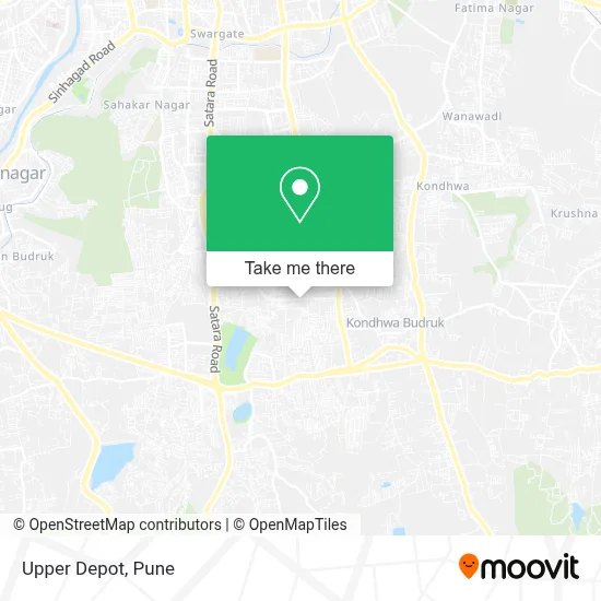 Upper Depot map