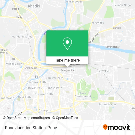 Pune Junction Station map