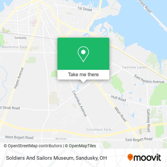 Soldiers And Sailors Museum map