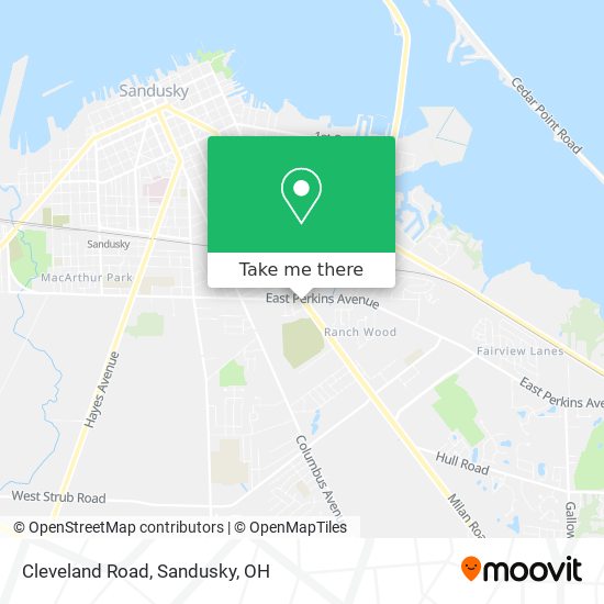 Mapa de Cleveland Road