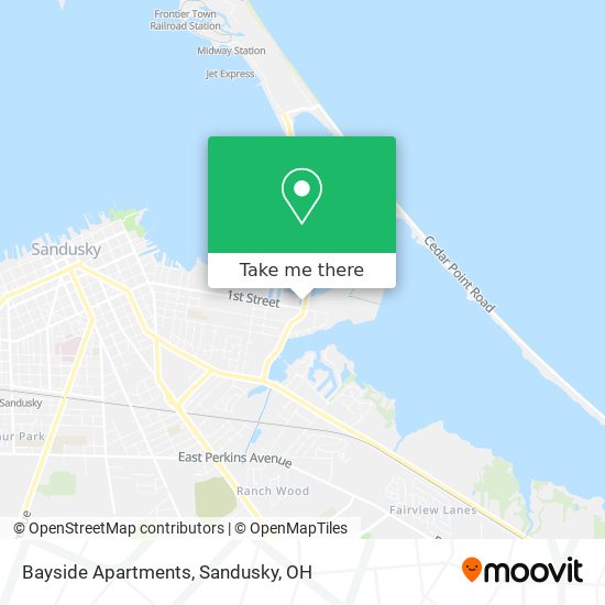 Mapa de Bayside Apartments
