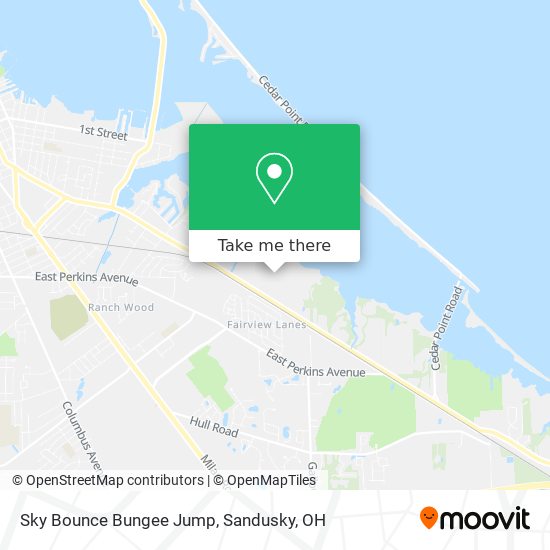 Mapa de Sky Bounce Bungee Jump