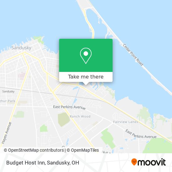 Mapa de Budget Host Inn