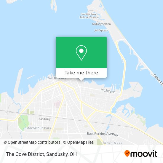 Mapa de The Cove District