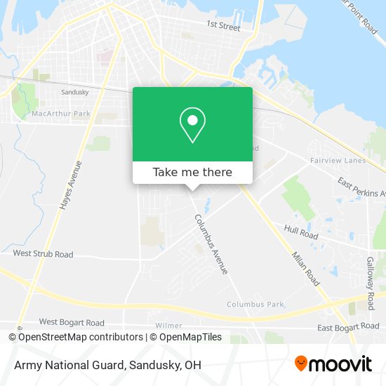 Army National Guard map