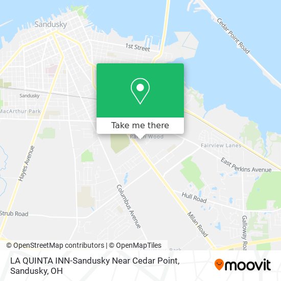 LA QUINTA INN-Sandusky Near Cedar Point map