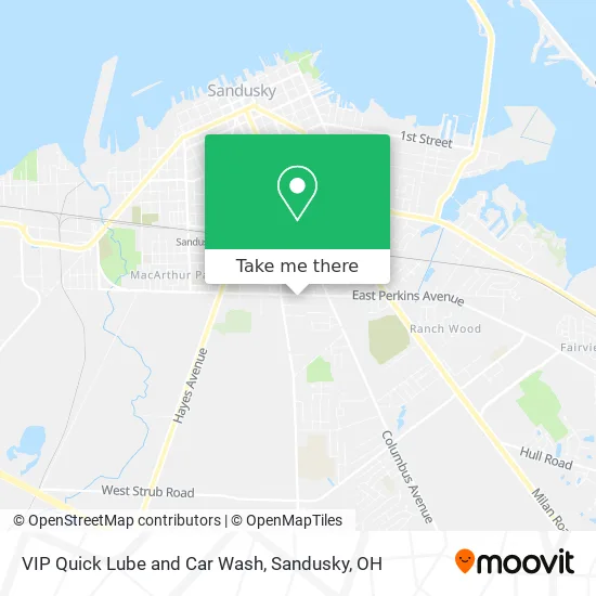 VIP Quick Lube and Car Wash map