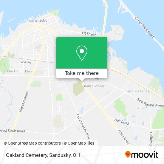 Mapa de Oakland Cemetery