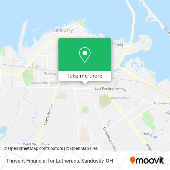 Thrivent Financial for Lutherans map
