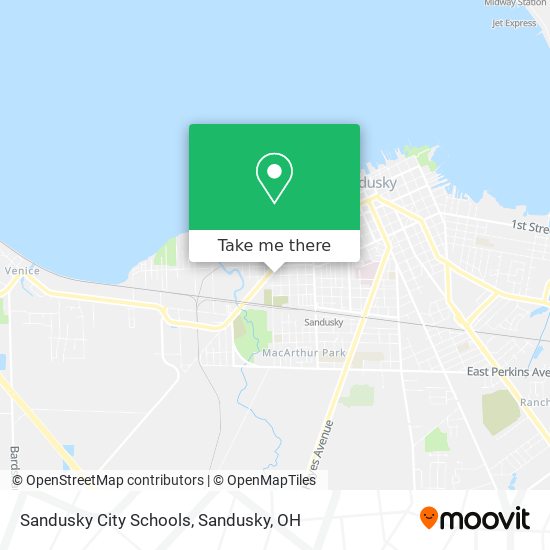 Sandusky City Schools map