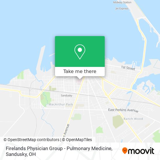 Mapa de Firelands Physician Group - Pulmonary Medicine