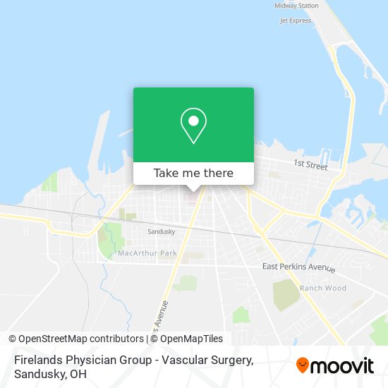 Mapa de Firelands Physician Group - Vascular Surgery