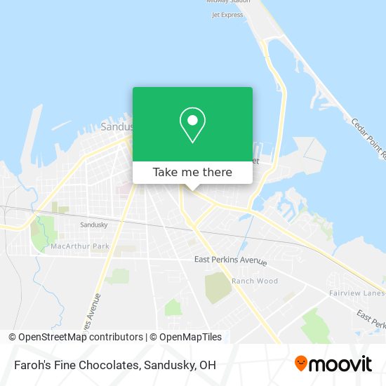 Mapa de Faroh's Fine Chocolates
