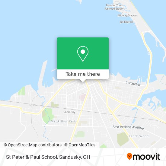 St Peter & Paul School map