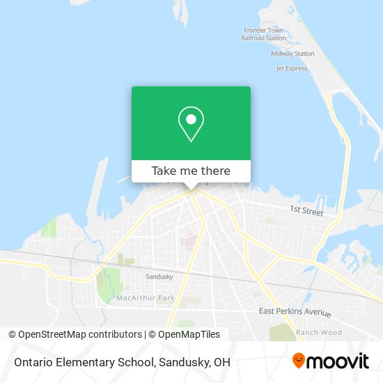Ontario Elementary School map