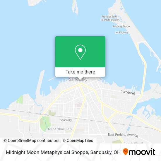 Midnight Moon Metaphysical Shoppe map