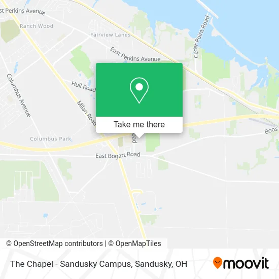 The Chapel - Sandusky Campus map