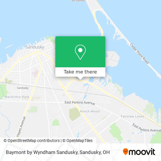 Mapa de Baymont by Wyndham Sandusky