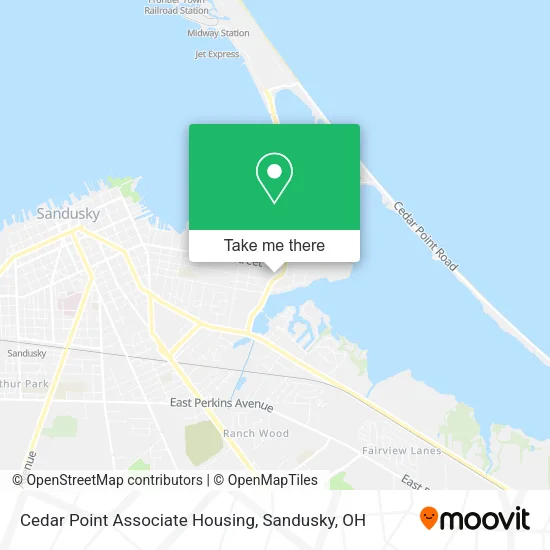 Cedar Point Associate Housing map