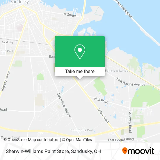 Sherwin-Williams Paint Store map