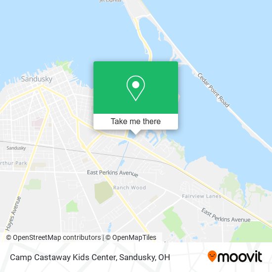 Camp Castaway Kids Center map
