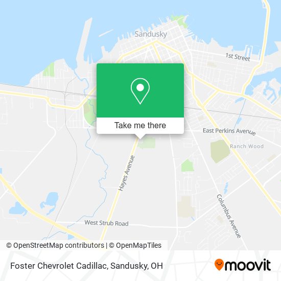 Mapa de Foster Chevrolet Cadillac