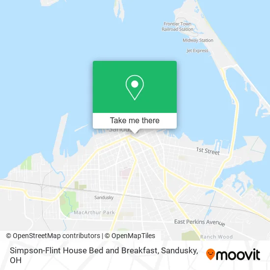 Simpson-Flint House Bed and Breakfast map