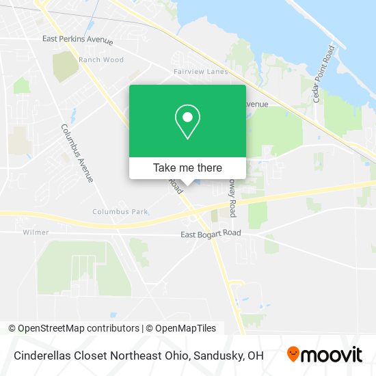 Mapa de Cinderellas Closet Northeast Ohio