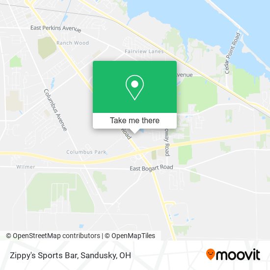 Mapa de Zippy's Sports Bar