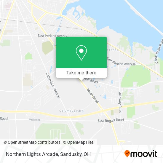 Mapa de Northern Lights Arcade